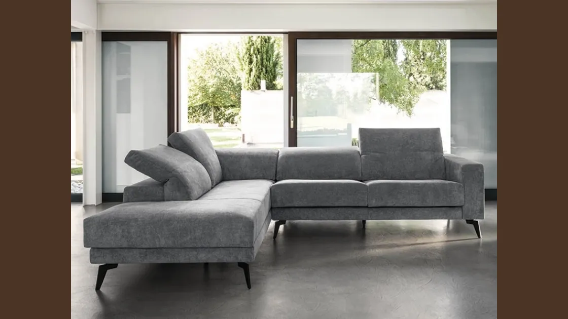 Divano ad angolo Roll-Plaz di Rigosalotti