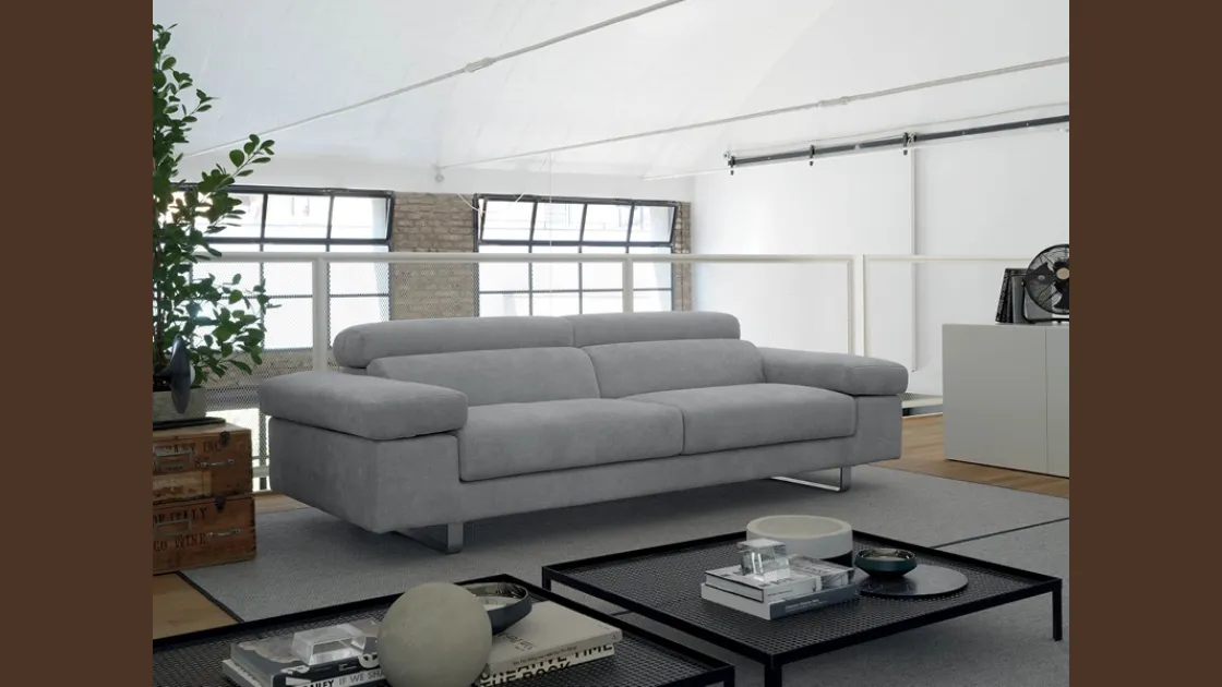 Divano lineare Tylor di Rigosalotti