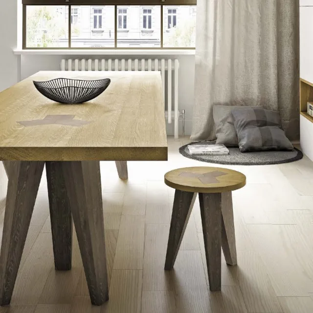 Tavolo in legno Biochic Nettuno di Domus Arte