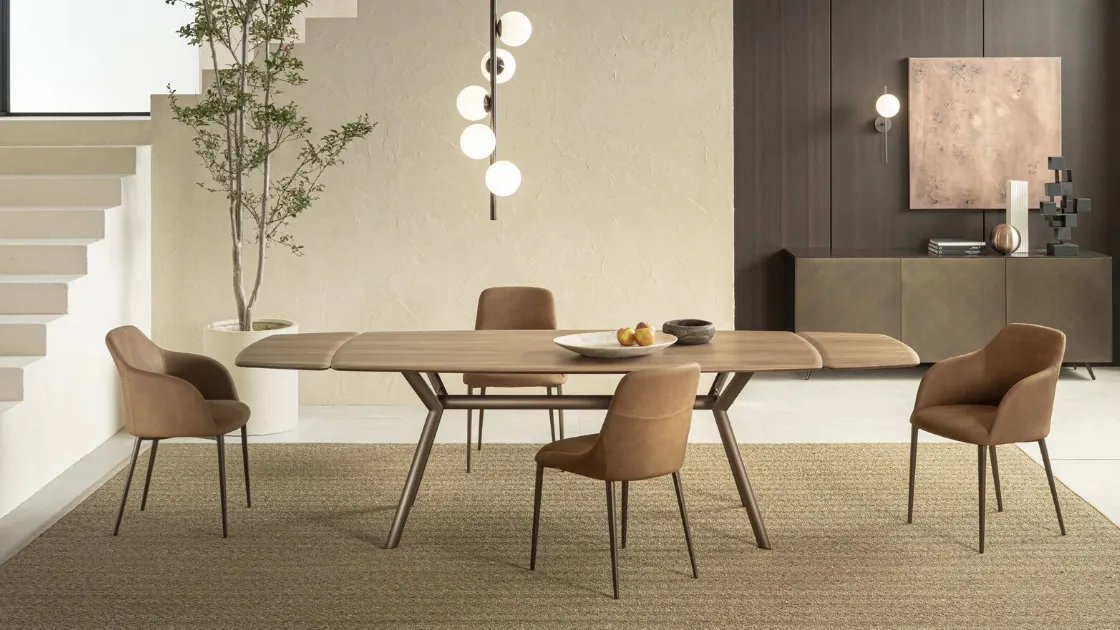 Tavolo allungabile Paradise in legno di Riflessi