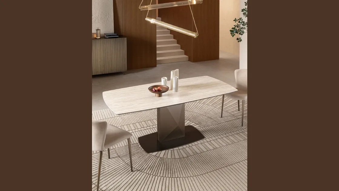 Tavolo Sabino in ceramica di Riflessi