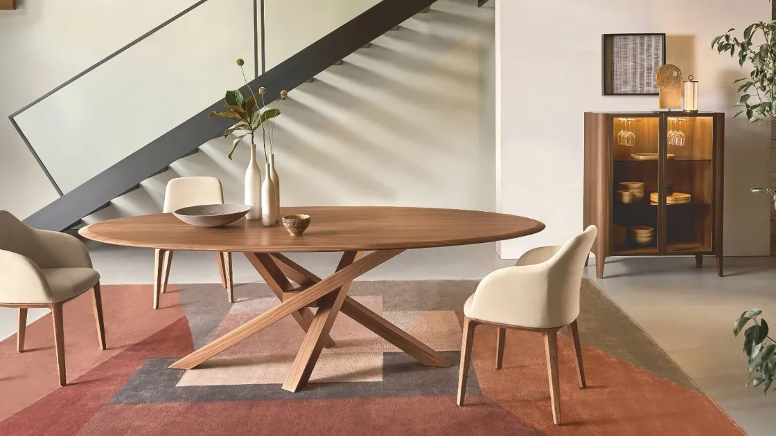 Tavolo Shangai Legno di Riflessi