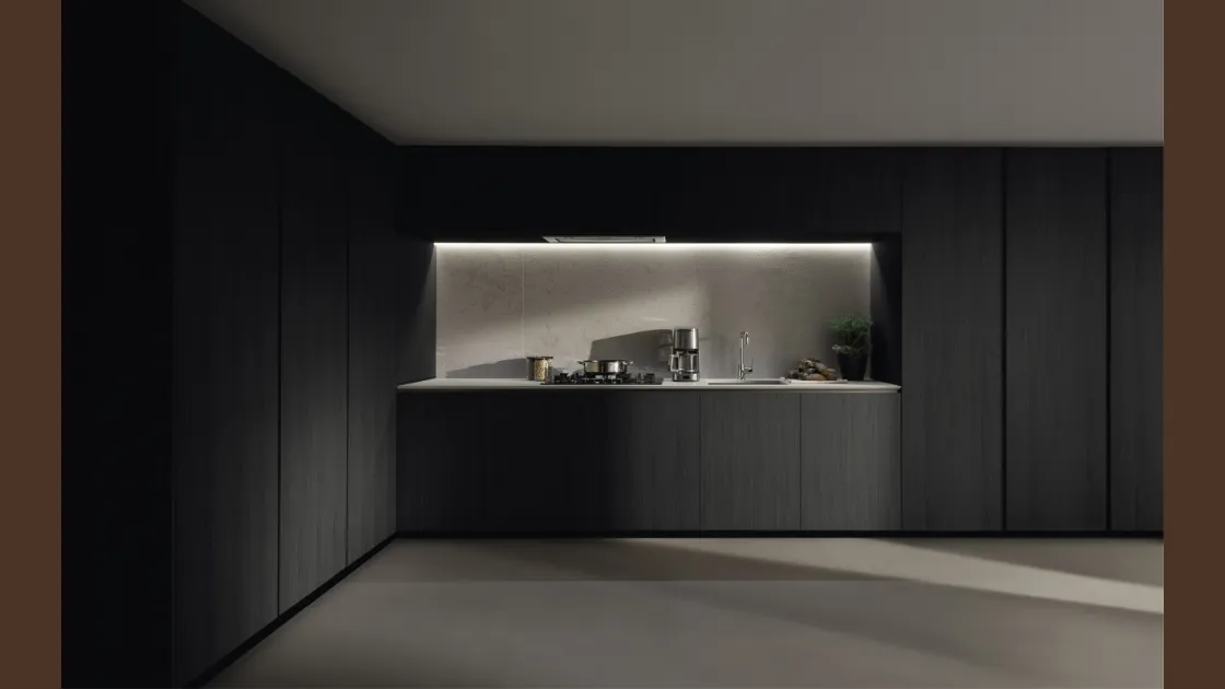Cucina Design lineare essenziale ed elegante Viva 04 di Maistri