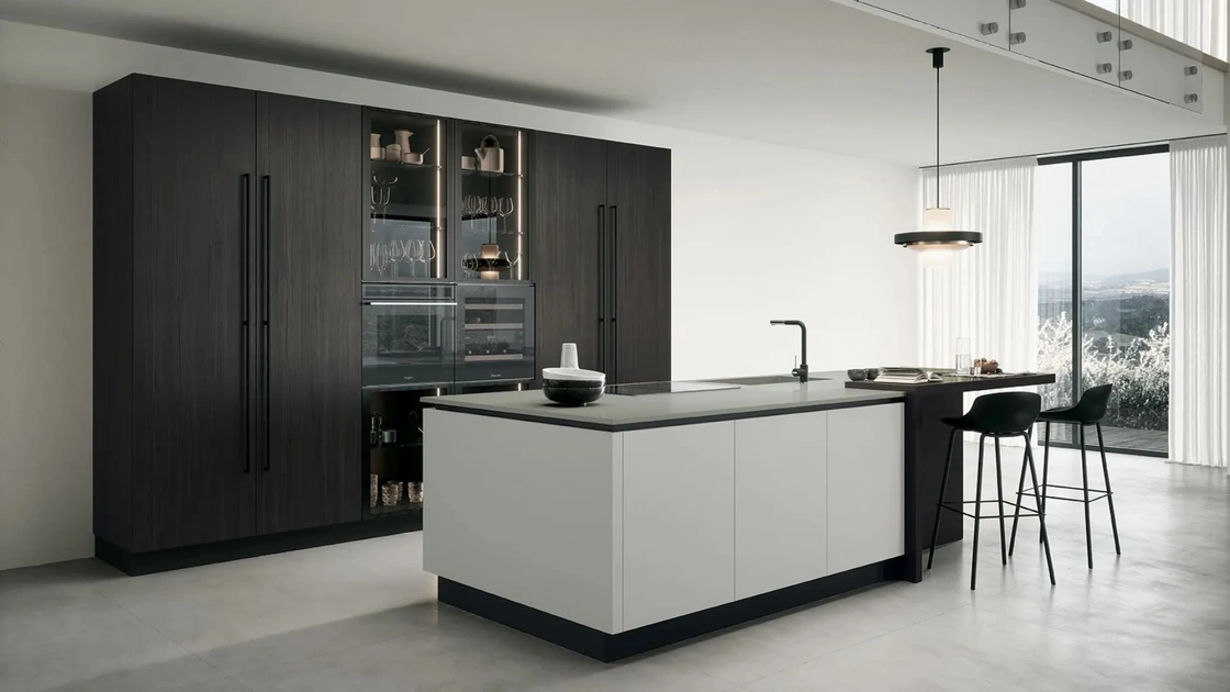 Cucina Moderna con isola Colibrì 03 di Forma Cucine