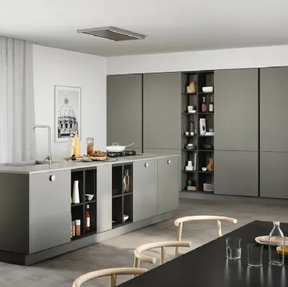 Cucina ModeTrend laccato opaco ardesia di Forma la cucina